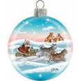 thumbnail image 1 of Holiday Splendor Glass Northern Light Ball 3.5 in. - Glass Ornament, 1 of 1