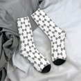 thumbnail image 5 of Vsdgher Signal Icon Crew Socks for Men & Women, Breathable Casual Athletic Ankle Socks, 5 of 6