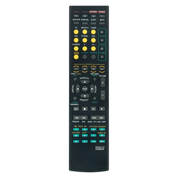 New RAV310 WJ40920EX Replace Remote Control compatible with YAMAHA AV Receiver