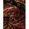 thumbnail image 3 of Unique Loom Saturn Collection Area Rug - Relay (8' Octagon Burgundy/Cream), 3 of 6
