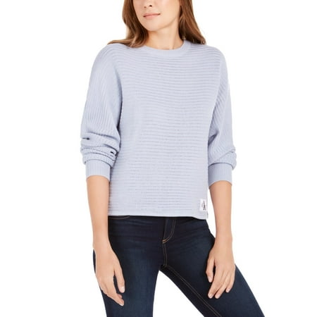 Calvin Klein Jeans Women's Cotton Sweater White Size X-Large