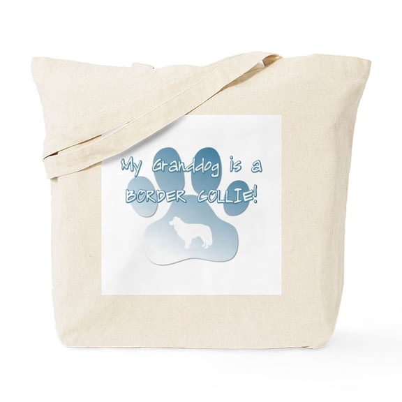 CafePress - Border Collie Granddog Tote Bag - Unisex Canvas Tote Bag, Beige, 1-Piece