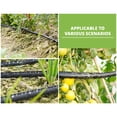 thumbnail image 5 of LINEX Flat Soaker Hose 150 ft for Garden Beds, Drip Hose 1/2'' x 75 ft 2 Pack Save Water 80%, Heavy Duty Irrigation Sprinkler Hose, 5 of 8