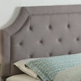 thumbnail image 5 of FirsTime & Co.® Kelsey Gray Linen Headboard Full/Queen, American Crafted, Gray, 64 x 3 x 50.5 in, (31025), 5 of 6