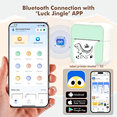 thumbnail image 4 of DUANJY Portable Bluetooth Label Makers, 2 inches Barcode Label Printer with 5 Rolls Paper & 5 Rolls Thermal Stickers for Home Office Kitchen, Study, Craft, IOS & Android, 4 of 11