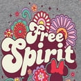 thumbnail image 3 of Disney - Mickey & Friends - Minnie Mouse - Flowery Free Spirit - Toddler And Youth Girls Raglan Graphic T-Shirt, 3 of 5