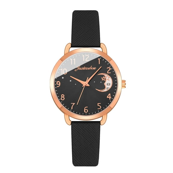 Guodhu Women's Dainty Analog Wrist Watches - Dainty Leather Strap Dress Watch ,Classic Watches for Women,Gifts for Her