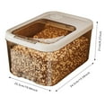 thumbnail image 3 of 16.53 lbs Dog Food Storage Container,Cat Food Storage Container,Airtight Pet Food Storage Container For Dog Cat And Other Pet Food Storage,PP Material, 3 of 4