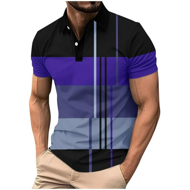 Mens Manga Corta Botón Abajo Camisas con Bolsillo Pulover Botón de Impresión de la Camisa de Solapa de Poliéster Cuello de Vuelta, Blusa Casual para Hombres