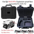 thumbnail image 3 of Boîte Antidéflagrante pour DJI Mini 3/4 Pro Sac Rigide pour DJI RC 2/RC-N2 Protecteur de Télécommande Accessoires de Valise Noir, 3 of 6