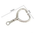 thumbnail image 1 of ICQOVD Bull Nose Ring Stainless Steel No-Punch Spring Loop Bull Nose Pliers Bull Nose Ring Bull Nose Clip Bull Nose Retainer Bull Nose Traction Buckle, 1 of 2