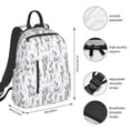 thumbnail image 2 of Disketp Lavender Flowers Mochila Ligera e Impermeable, Mochila de Día Resistente para Viajes, Senderismo y Uso Diario para Hombre y Mujer, 2 of 7