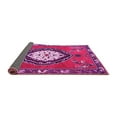 thumbnail image 2 of Ahgly Company Indoor Round Medallion Pink Traditional Area Rugs, 3' Round, 2 of 4