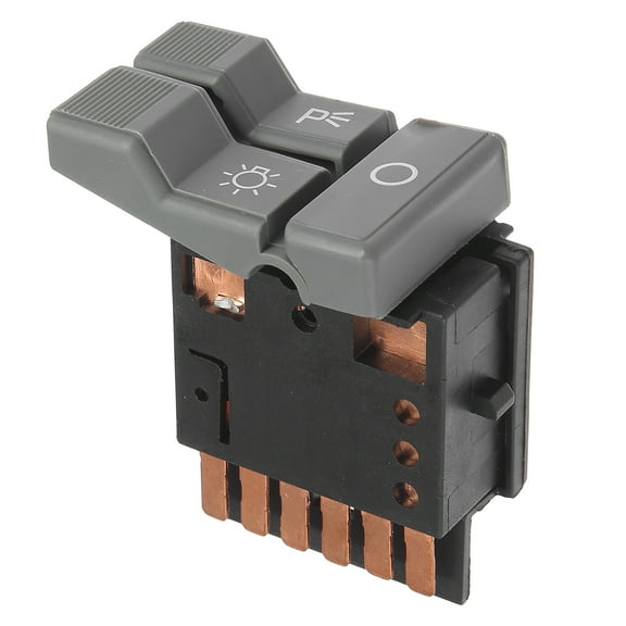 Unique Bargains Unique Bargains 1Pc 19245374 15693548 Front Headlamp Switch Replacement for GMC C1500 1990-1994 Plastic Gray