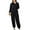 Black, variant on UVN Tracksuit for Women Hoodie 2 Piece Set Sweatsuit Casual Sweatshirt Sweatpant Jogging Outfit with Pockets