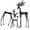 A, variant on RKSTN Christmas Decor – Elk Figure – Style A – 3ft Display