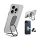 thumbnail image 1 of wonima11 Vesmatity Cell Phone Ring Holder Finger Kickstand 360° Foldable Swivel Phone Stand Metal Back Ring Grip Foldable Ring Stand for Magnetic Car Mount iPhone and All Smart Phones(Black), 1 of 1