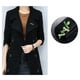 thumbnail image 3 of Broche vintage, broche elegante para mujer, broche de forma de bambú, accesorio de ropa de cristal para de oficina, 3 of 7