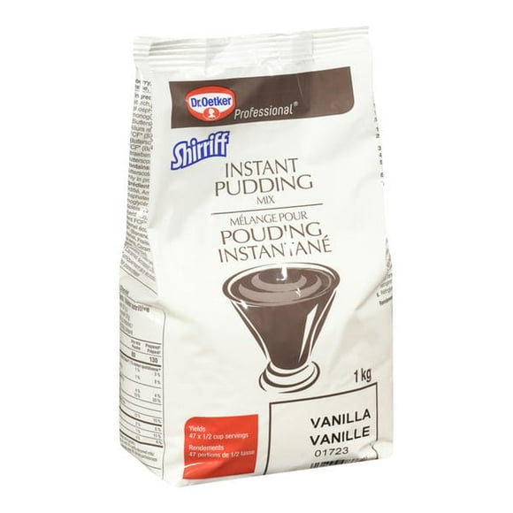DR. OETKER Shirriff Pouding Vanille en Poudre 1 Kg/2,20 Lb