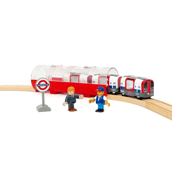 BRIO World â 36085 Trains of The World: London Underground Train | Train Engine Accessory, Fits Any BRIO Train Set for Kids Age 3 Years and Up