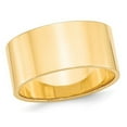 thumbnail image 1 of Bague Alliance Plate pour Homme en Or Jaune 14K 10 mm, 1 of 5