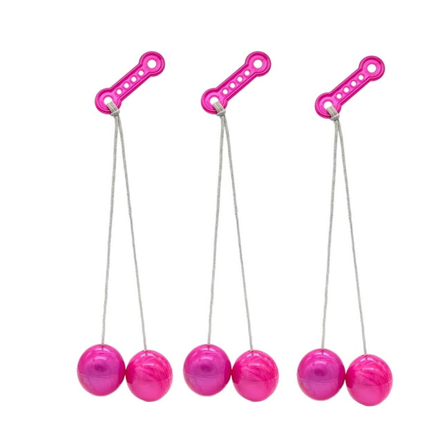 3Pcs Clackers Balls on A String ,Hands on Abilities ,Sensory Toy ,Fine Motor Skills for Goodie Bag Toys Hugo Bolas de columpio