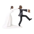 thumbnail image 3 of Adornos de pastel de boda Soledad figuritas de novia y novio centro de mesa Regalo Primero de la torta de boda, 3 of 9