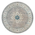 thumbnail image 3 of Unique Loom Salzburg Collection Area Rug - Altstadt (8' Round Gray/Cream), 3 of 7