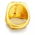 thumbnail image 3 of HOOUN Men's Dragon Head 23K 24K THAI BAHT YELLOW GOLD Plated RING, 3 of 5
