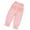 Pink, variant on LIIPEE Boys Girls Lantern Pants Summer Casual Trendy Ruffled Solid Color Wide Leg Ankle-Tied Pants Trendy Beach Pants,Beige,18-24 Months