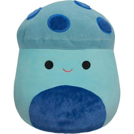 Squishmallows Original 16-Inch Ankur Teal Mushroom with Fuzzy Blue Spots and Belly - Official Jazwares Large Plush