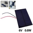 thumbnail image 5 of 0.6W Solar Panel with Wire for Outdoor DIY for Mold Car Solar Panel Power Supply, 5 of 6