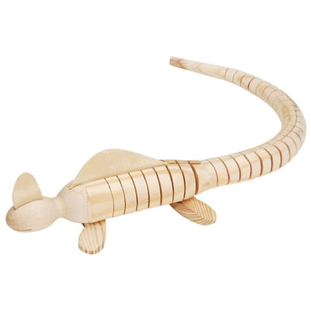 Darice Wood Wiggle Animal, Lizard, 11.5