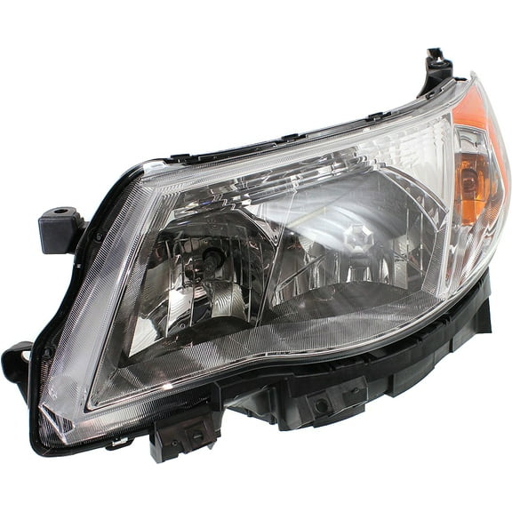 Headlight Compatible With 2009-2013 Subaru Forester Left Driver Halogen With bulb(s)
