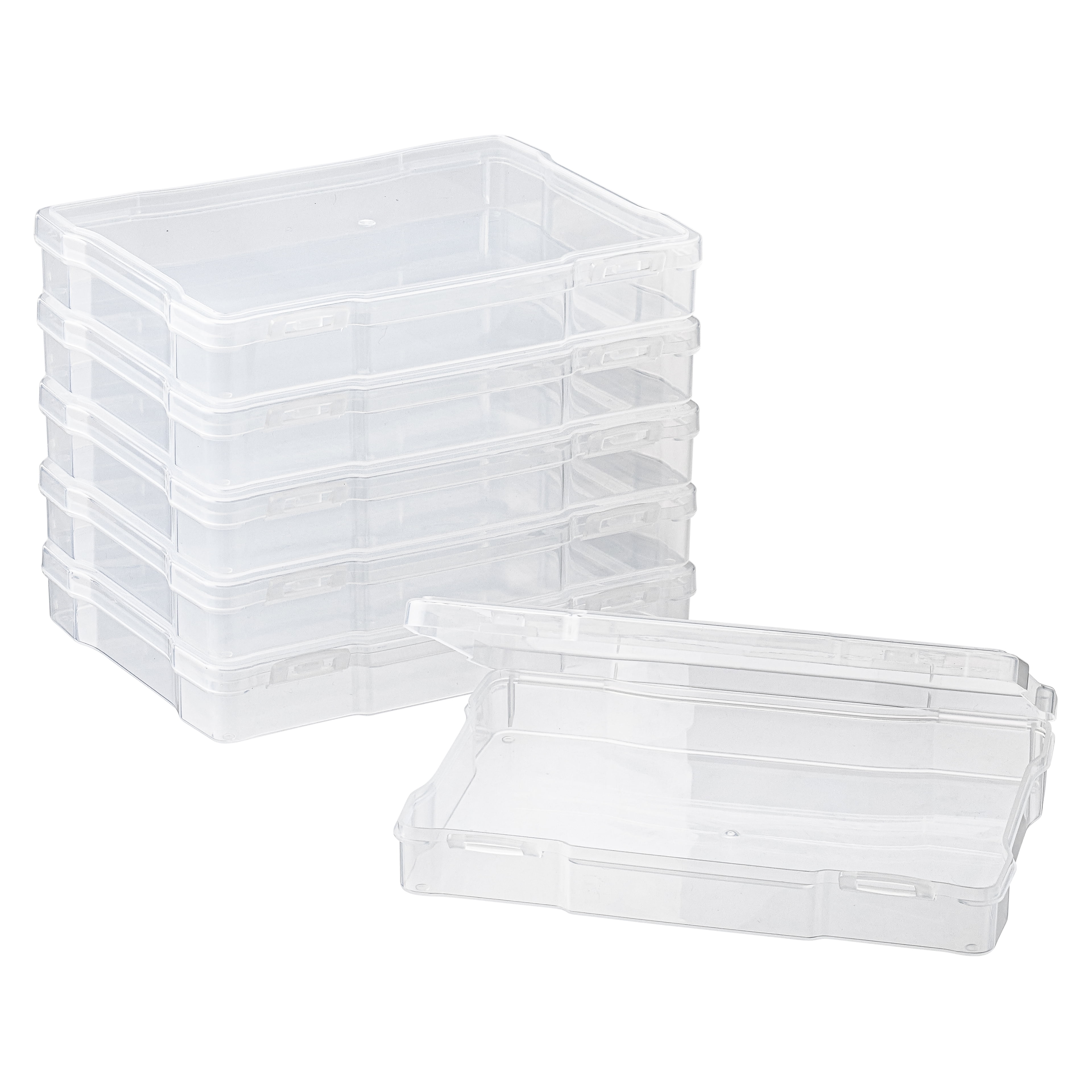 5" x 7" Clear 6-Case Photo Storage Keeper by Simply Tidy