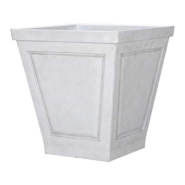 Maceta L&G Solutions New England (poliresina, 42,42 cm de alto), color blanco