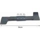 thumbnail image 2 of Yunstk 34 Cm Metal Lawnmower Blade, Replacement Lawn Mower Blades For Bosch Rotak 34 34r 34gc 340r 340er 3404r 3600h Banmo, 2 of 5