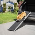 thumbnail image 2 of PawHut 72-Inch Portable Folding Dog Ramp for Cars, Trucks, SUVs, Non-Slip Pet Ramp for Large Dogs, Aluminum Frame for up to 198 LBS, 2 of 10