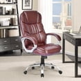 thumbnail image 2 of BestOffice Ergonomic Office Chair, Lumbar Support, Rolling Swivel for Men, Women(Brown), 2 of 7