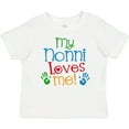 thumbnail image 3 of Inktastic My Nonni Loves Me Boys or Girls Baby T-Shirt, 3 of 5