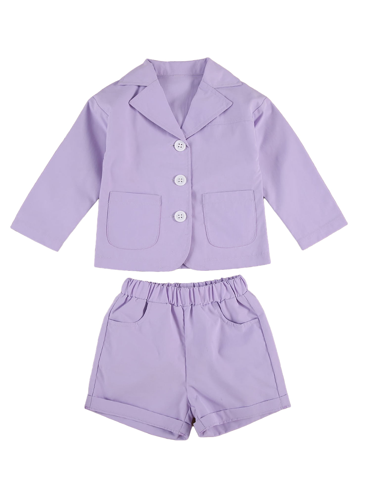 outfits with purple shorts