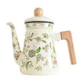 thumbnail image 1 of Tetera de cocina, cafetera esmaltada, diseño vintage, calentador de agua para exteriores, calentador de leche, agua hirviendo, cafetera, hervidor de, 1 of 8