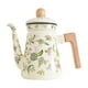 thumbnail image 1 of Tetera de cocina, cafetera esmaltada, diseño vintage, calentador de agua para exteriores, calentador de leche, agua hirviendo, cafetera, hervidor de, 1 of 8