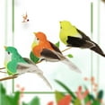 thumbnail image 3 of Mightlink Artificial Bird Realistic Festive Home Prop Brightly Colored Christmas Artificial Feathered Foam Bird for Balcony, 3 of 7
