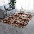 thumbnail image 1 of CAROOTU Soft Area Rug Fluffy Rug Tie-dye Gradient Shaggy Rug For Bedroom Living Room Home Decor, 1 of 6