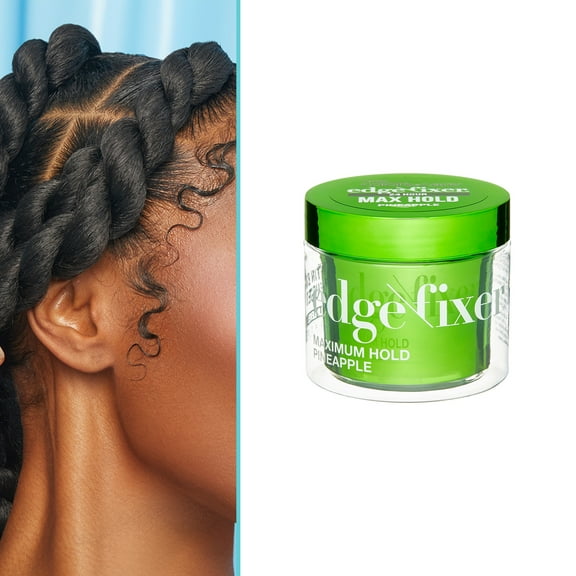 KISS Colors & Care Maximum Hold Edge Fixer,  100 mL (3.38 US fl. oz.) - Pineapple