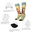 thumbnail image 4 of Saiise Bluey Funny Socks Men Women Boys Kids Adults Novelty Graphic Crew Tube Socks Crazy Design Casual Dress Socks for Sports,Running,Travel, 4 of 7