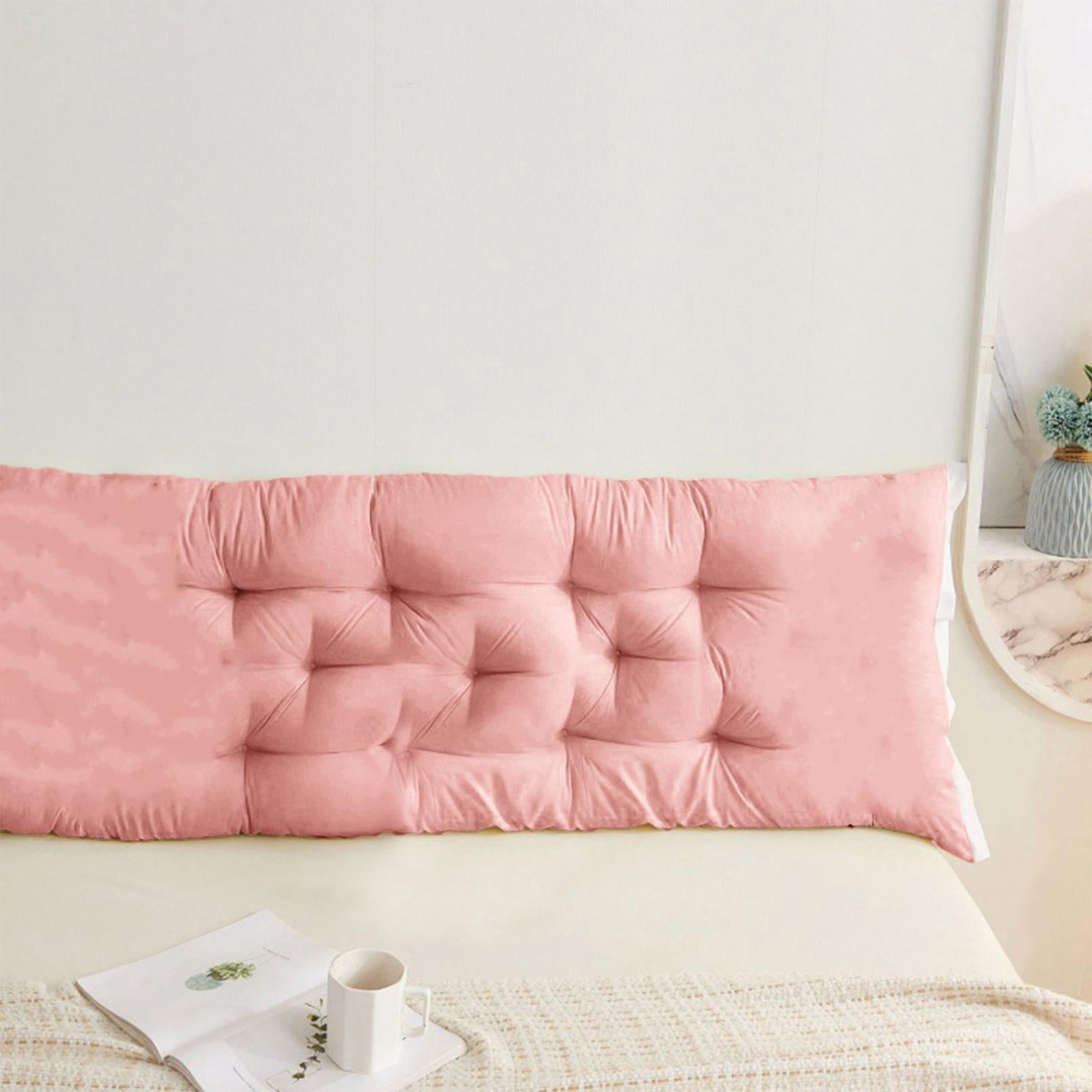 Clearance! Headboard Pillow Upholstered Wall Mounted Headboard Dorm Bed Large Bolster Headboard Positioning Support Reading Pillow Cushion 20"x47" D