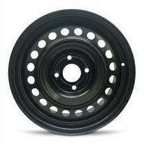 Wheel Rim for 2007-2012 Nissan Sentra 16 in Black Steel Rim Direct Fit