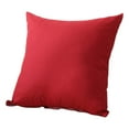 thumbnail image 2 of AQITTI 15.75*15.75Inch Solid Color Pillow Sofa Cushion Pillowcase Home Living Room Large Cushion Waist Cushion for Living Room Bed Sofa and Car（Only Pillowcase, Without Pillow Core）, 2 of 3